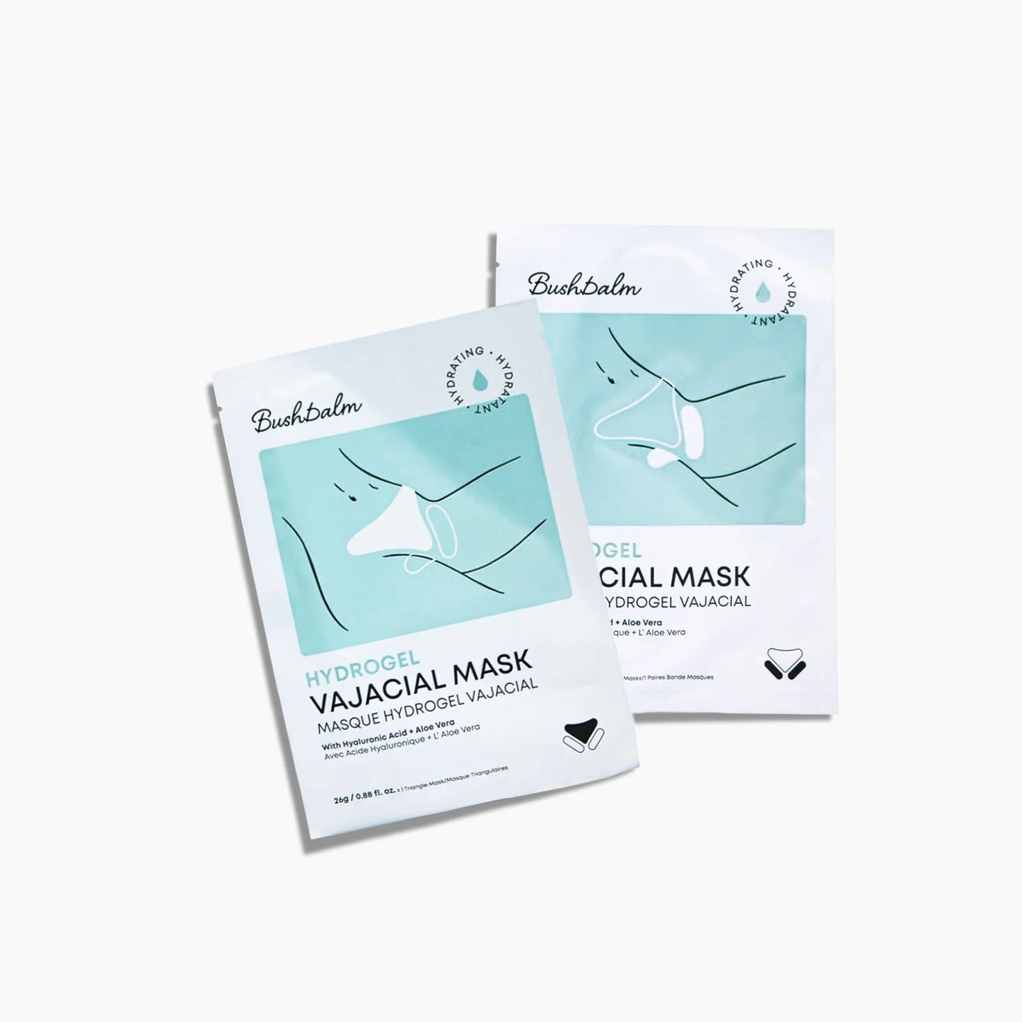 BushBalm Hydrogel Vajacial Mask Set